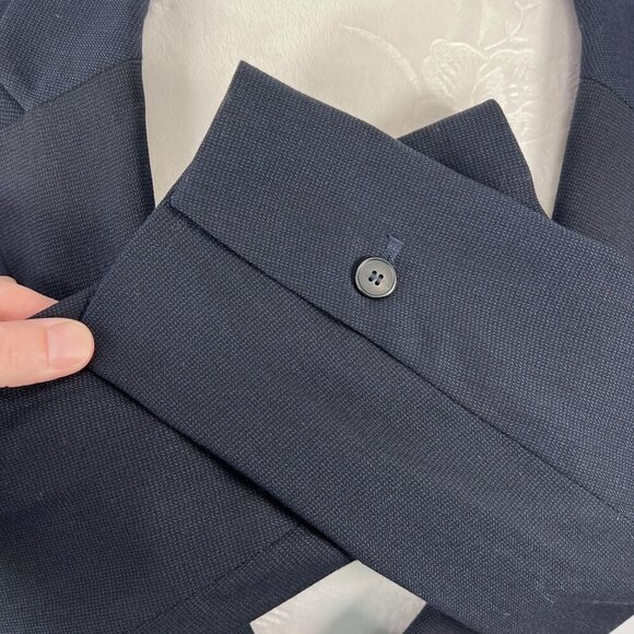 H&M Navy Single Button Blazer Medium - Picture 7 of 9